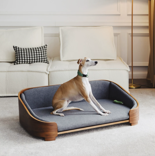 Handmade Eco-Friendly Dog Sofa Bed | Cozy Wooden Haven for Dogs